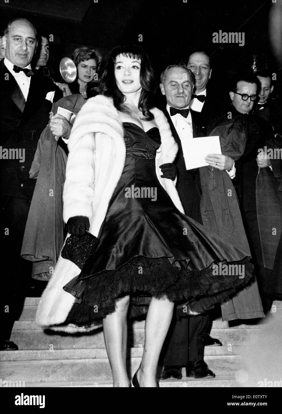 Actress Juliette Greco arriving at an event Stock Photo