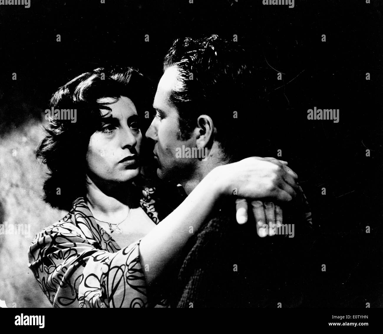 Actors Anna Magnani and Rossano Brazzi co-star Stock Photo