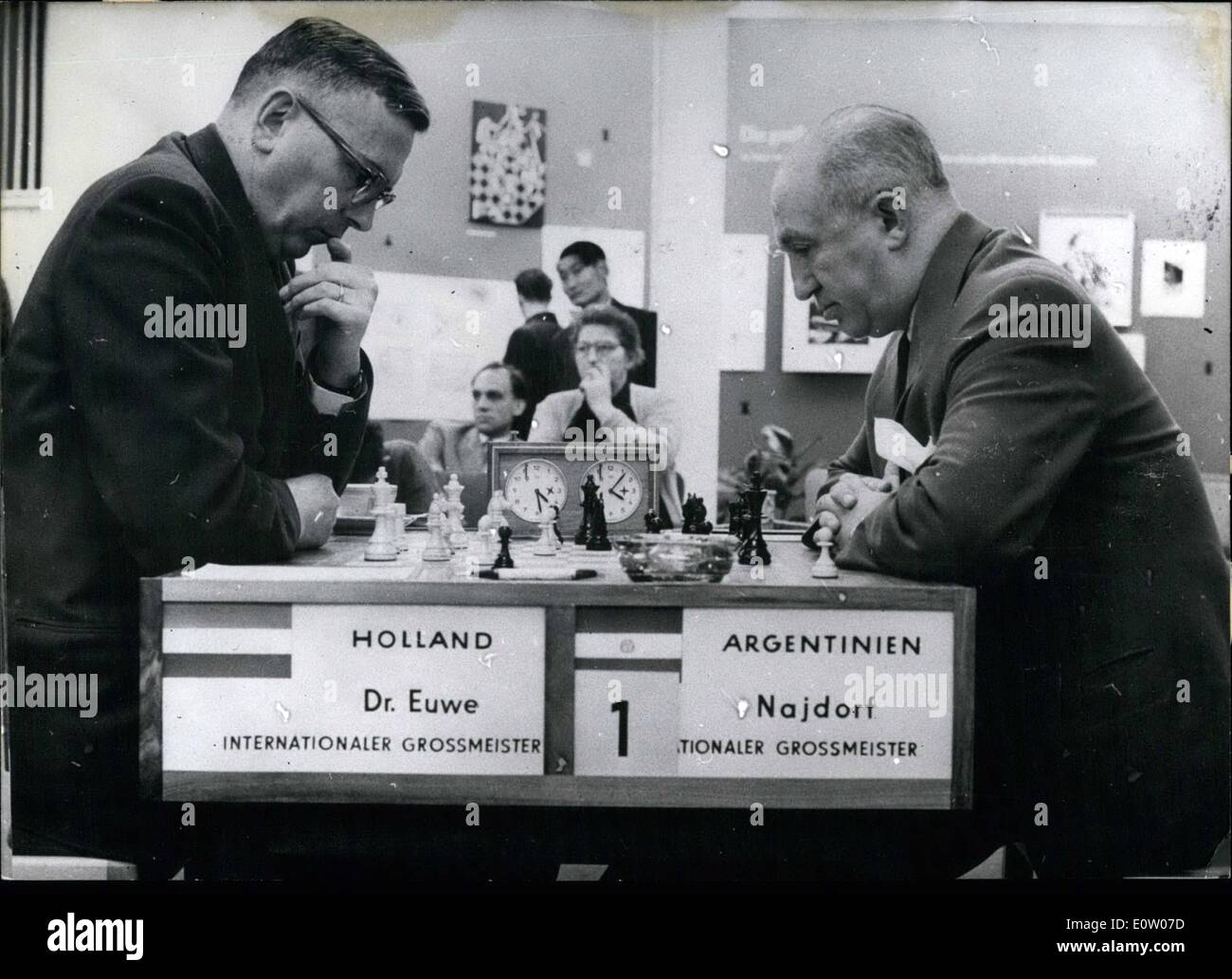 Olympic games in chess playing in leipzig hires stock photography and