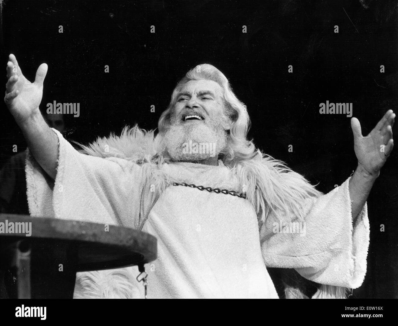 Jean Marais in a scene as an old man Stock Photo