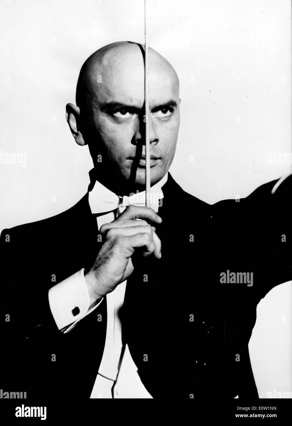 Actor Yul Brynner in a scene from 'Once More with Feeling' Stock Photo