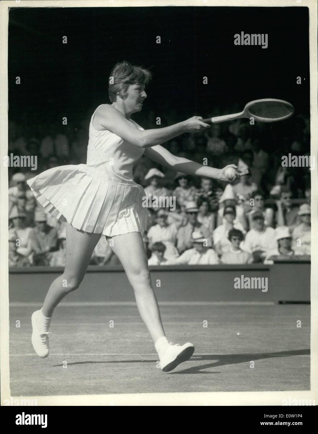 Jan. 01, 1961 Tennis Chaimpionships at Wimbledon Sixth Day Photo