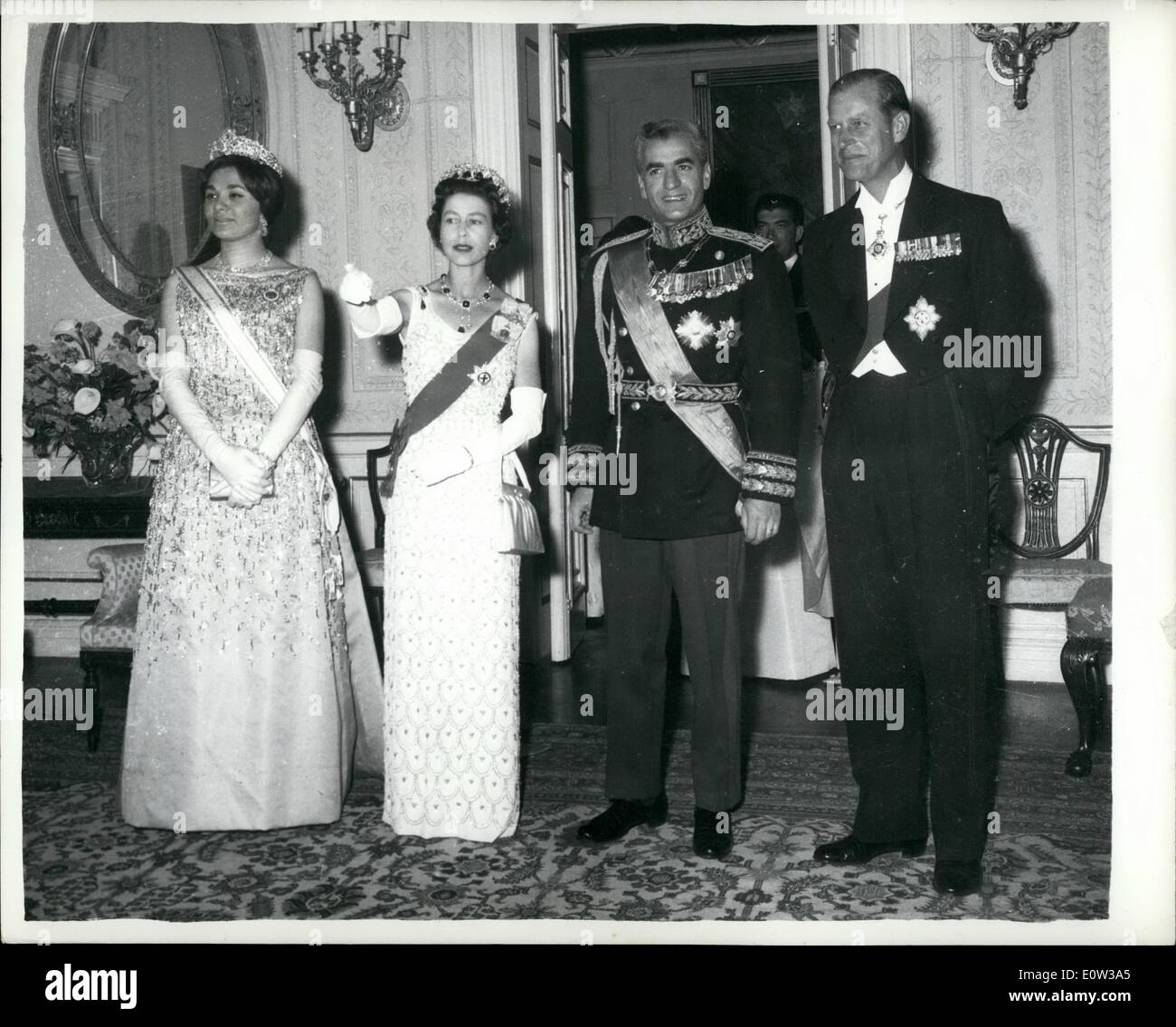 Mar. 03, 1961 - The Queen And Prince Philip Entertain The Shah And ...