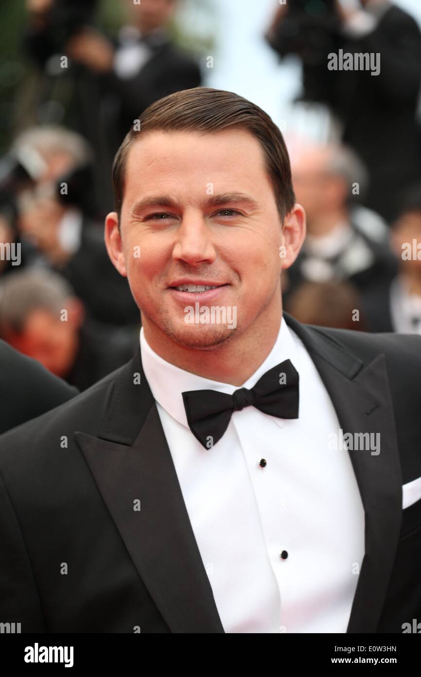 Actor Channing Tatum attends the premiere of 'Foxcatcher' during the 67th Cannes International Film Festival at Palais des Festivals in Cannes, France, on 19 May 2014. Photo: Hubert Boesl /dpa -NO WIRE SERVICE- Stock Photo