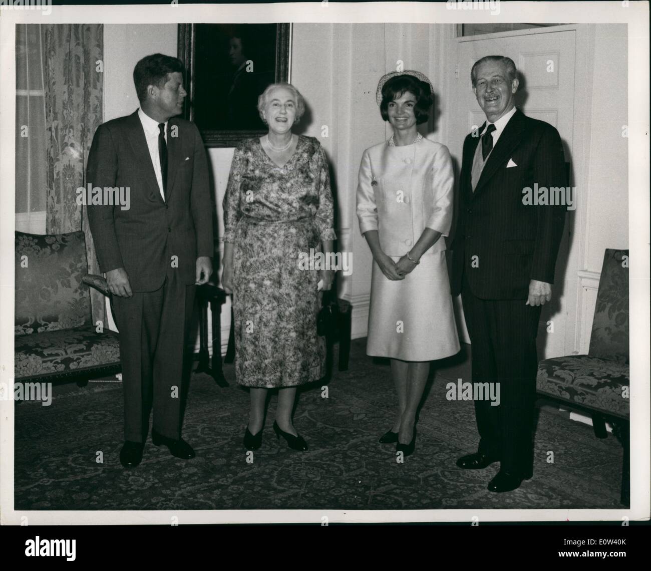 Jun. 06, 1961 - The Kennedys Lunch At Admiralty House: President John F ...