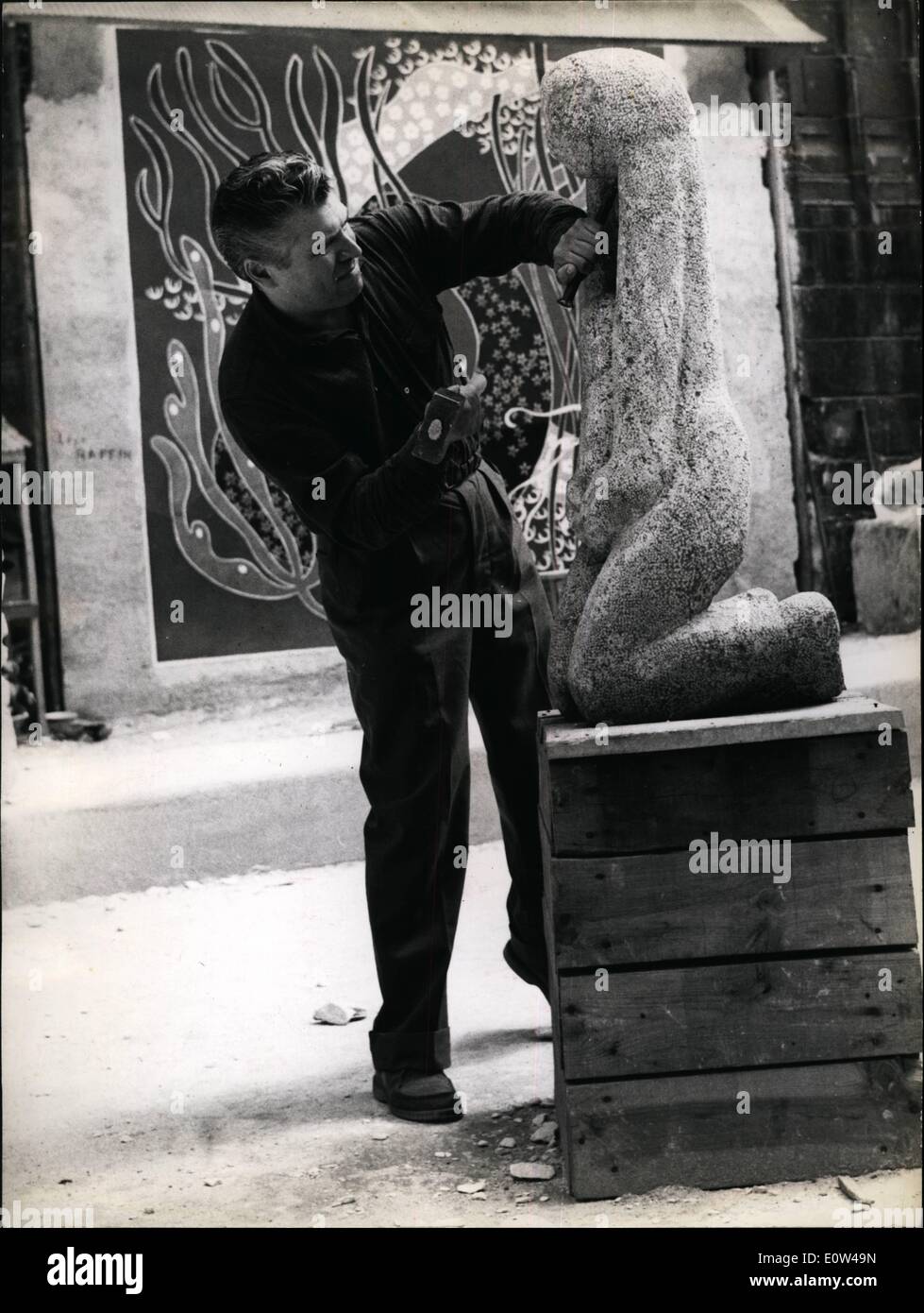 Jun. 06, 1961 SCULPTORS WORK IN PUBLIC TEN WELLKNOWN PARIS