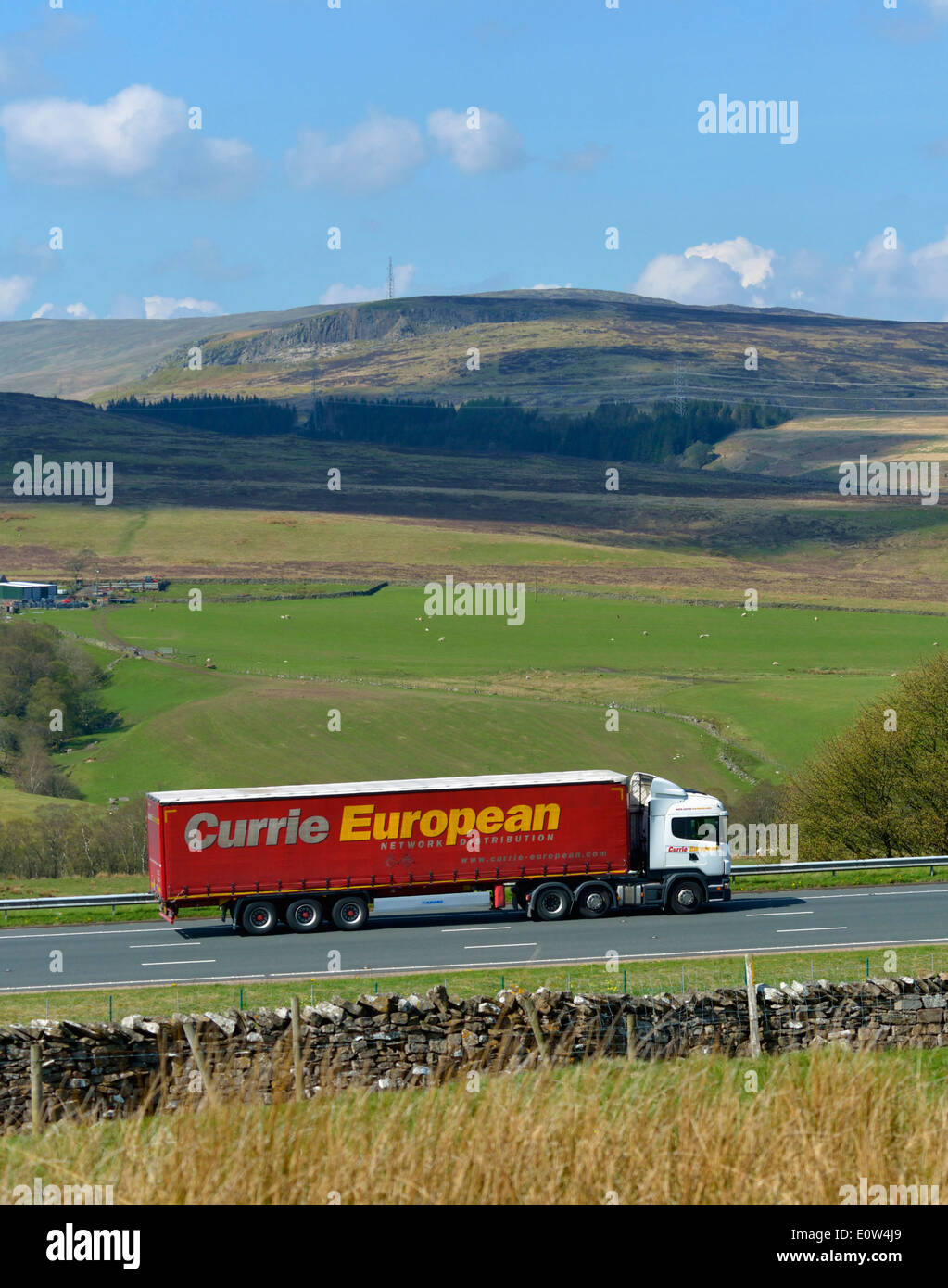 M6 motorway hgv hi-res stock photography and images - Alamy