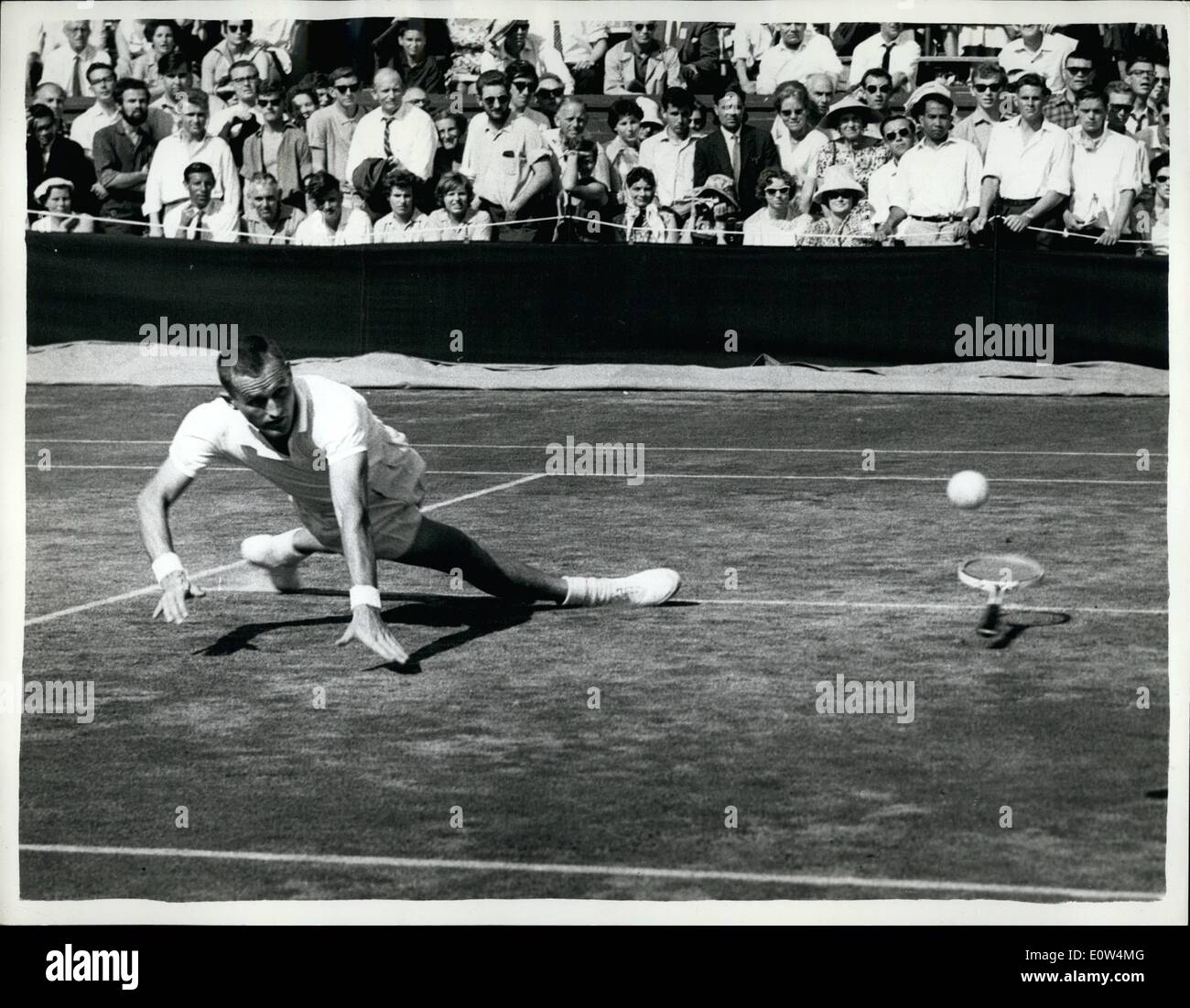 Jun. 06, 1961 Tennis championships at Wimbledon Fourth day Photo