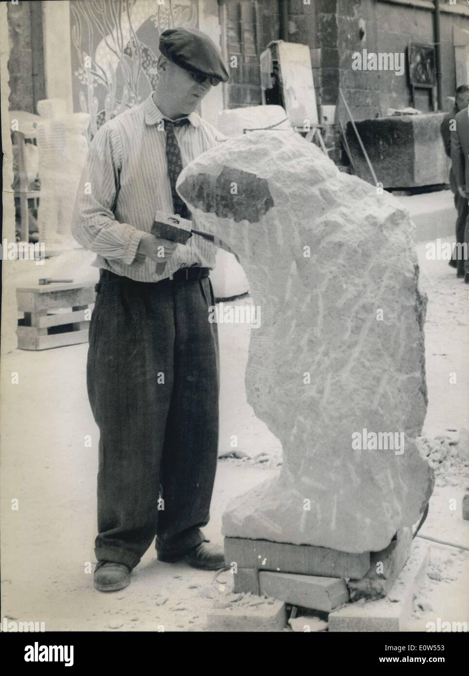 Jun. 12, 1961 Sculptors Work In Public Ten well known Paris sculptors