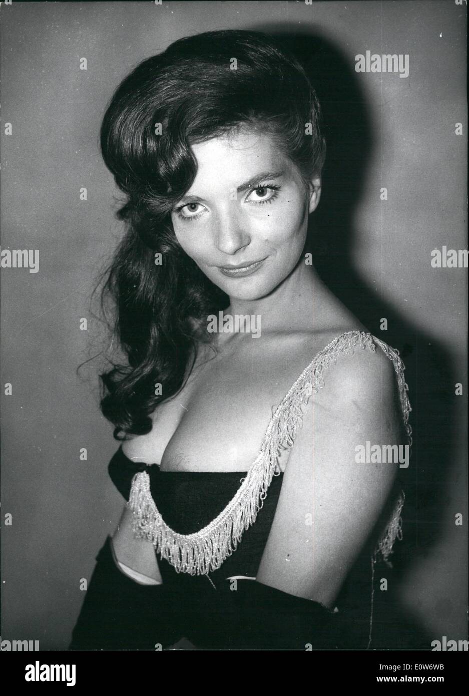 Oct. 10, 1961 - Film Star can only speak since a year; Film star Dorothee  Blank, famous today, was born 1937 ''somewhere at the Stock Photo - Alamy