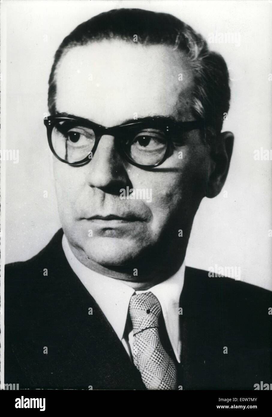 Oct. 26, 1961 - Yugoslavian Ivo Andric wins Nobel Prize for Literature Stock Photo