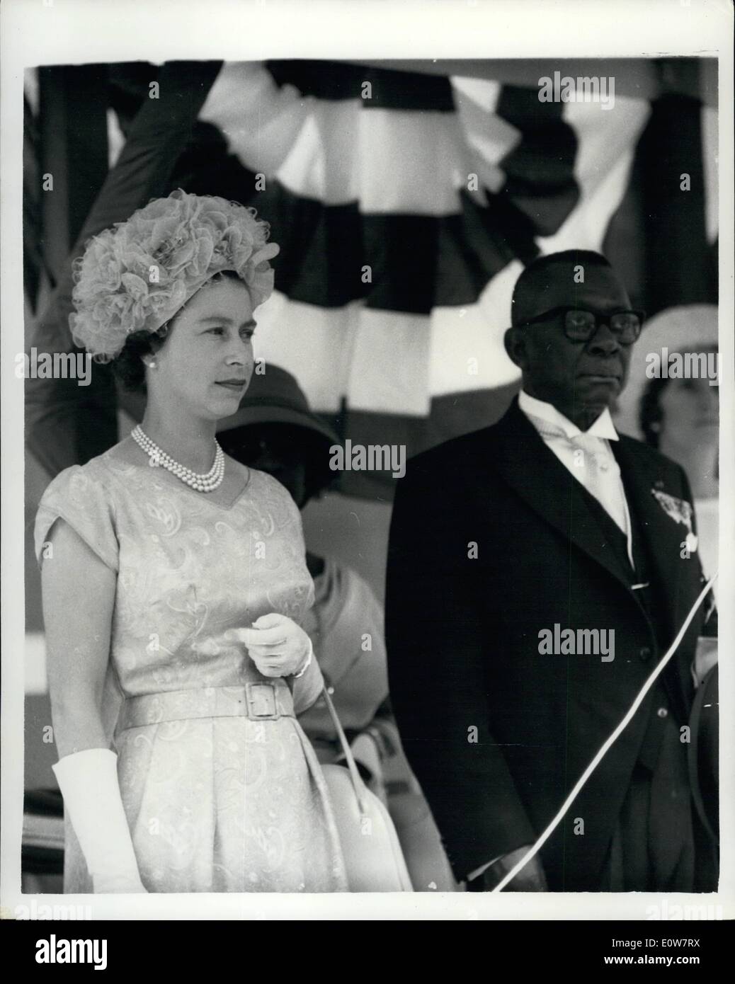 Nov. 11, 1961 - Fincher Royal Tour Of Ghana. The Queen at the High Life  Ball at