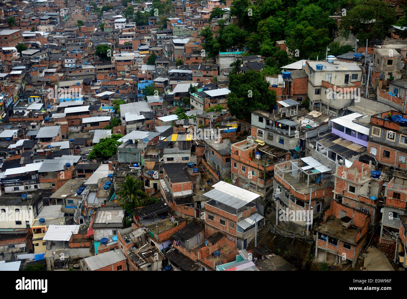 Complexo do Alemao favela, Rio de Janeiro, Brazil Stock Photo