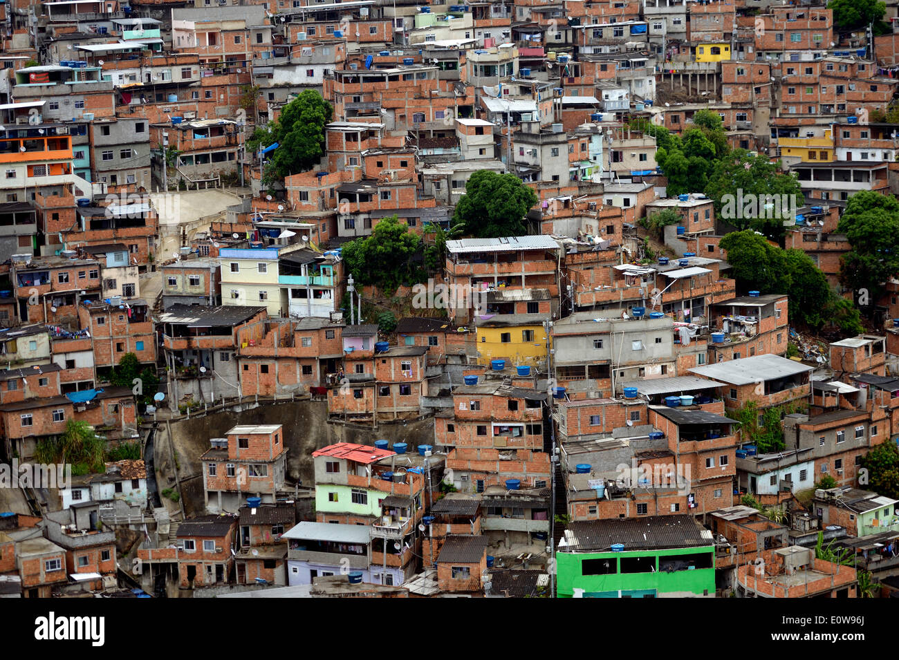 Complexo do Alemao favela, Rio de Janeiro, Brazil Stock Photo