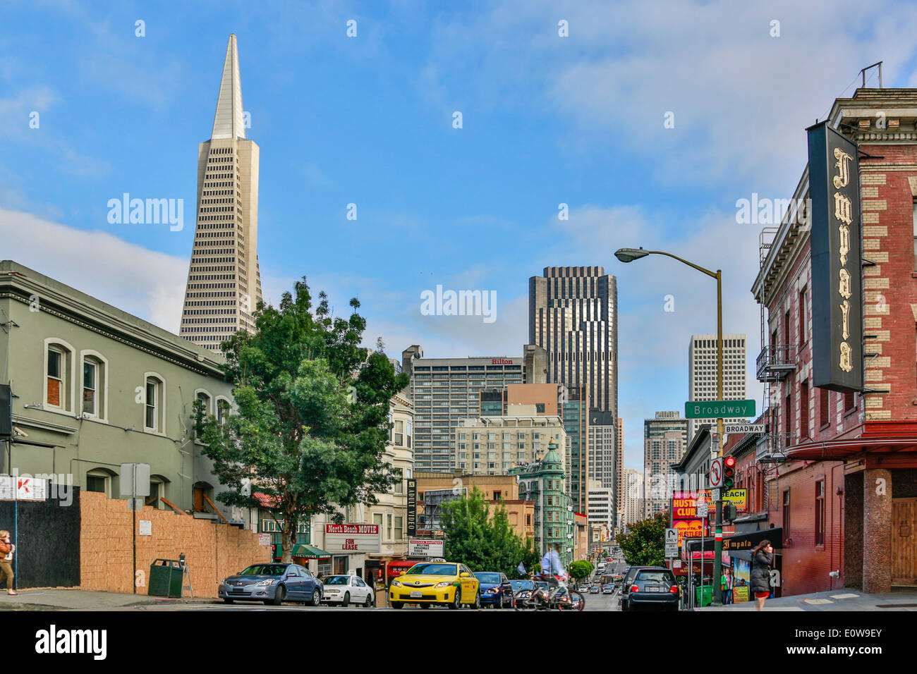 Street, North Beach, San Francisco, California, United States Stock Photo