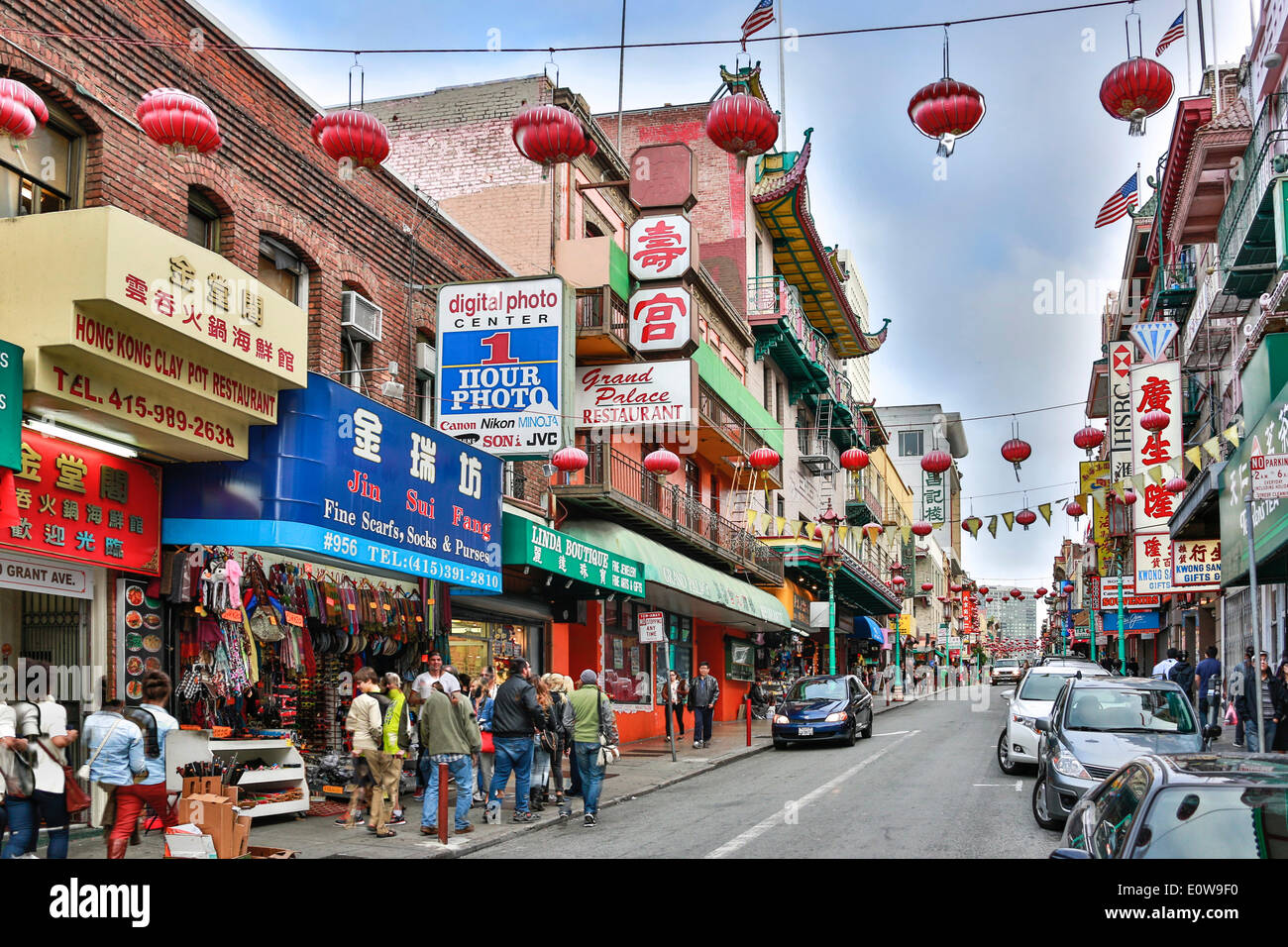 Chinatown, San Francisco, California, United States Stock Photo