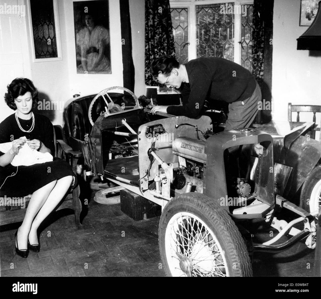 Vintage car! Black and White Stock Photos & Images - Alamy