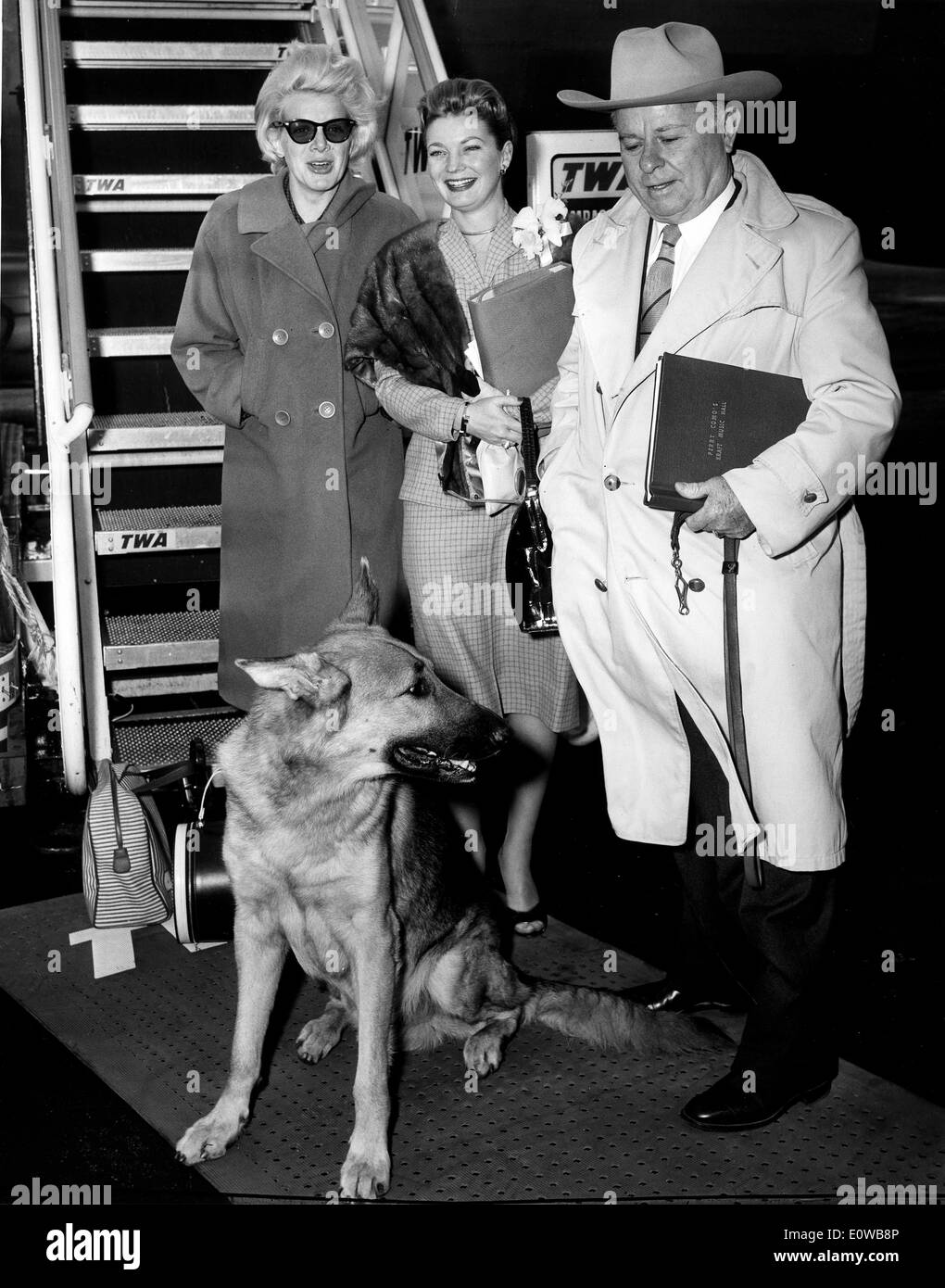Rosemary Clooney in her later years with her family Stock Photo