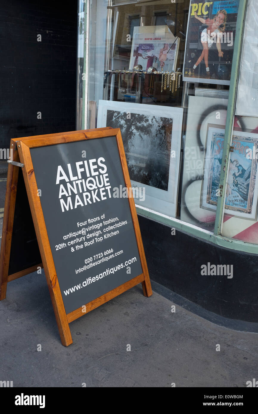 Alfies Antiques Market Church Street London Stock Photo