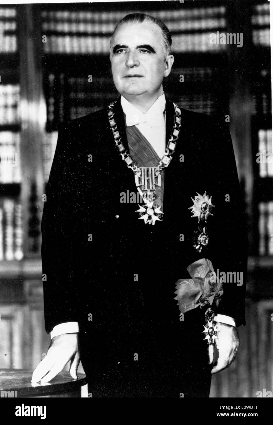 French Prime Minister Georges Pompidou Stock Photos & French Prime