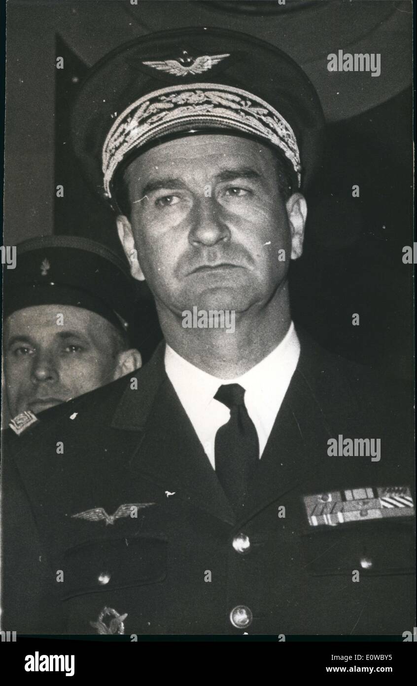 Apr. 19, 1962 - General Fourquet of Algeria, Africa Stock Photo - Alamy