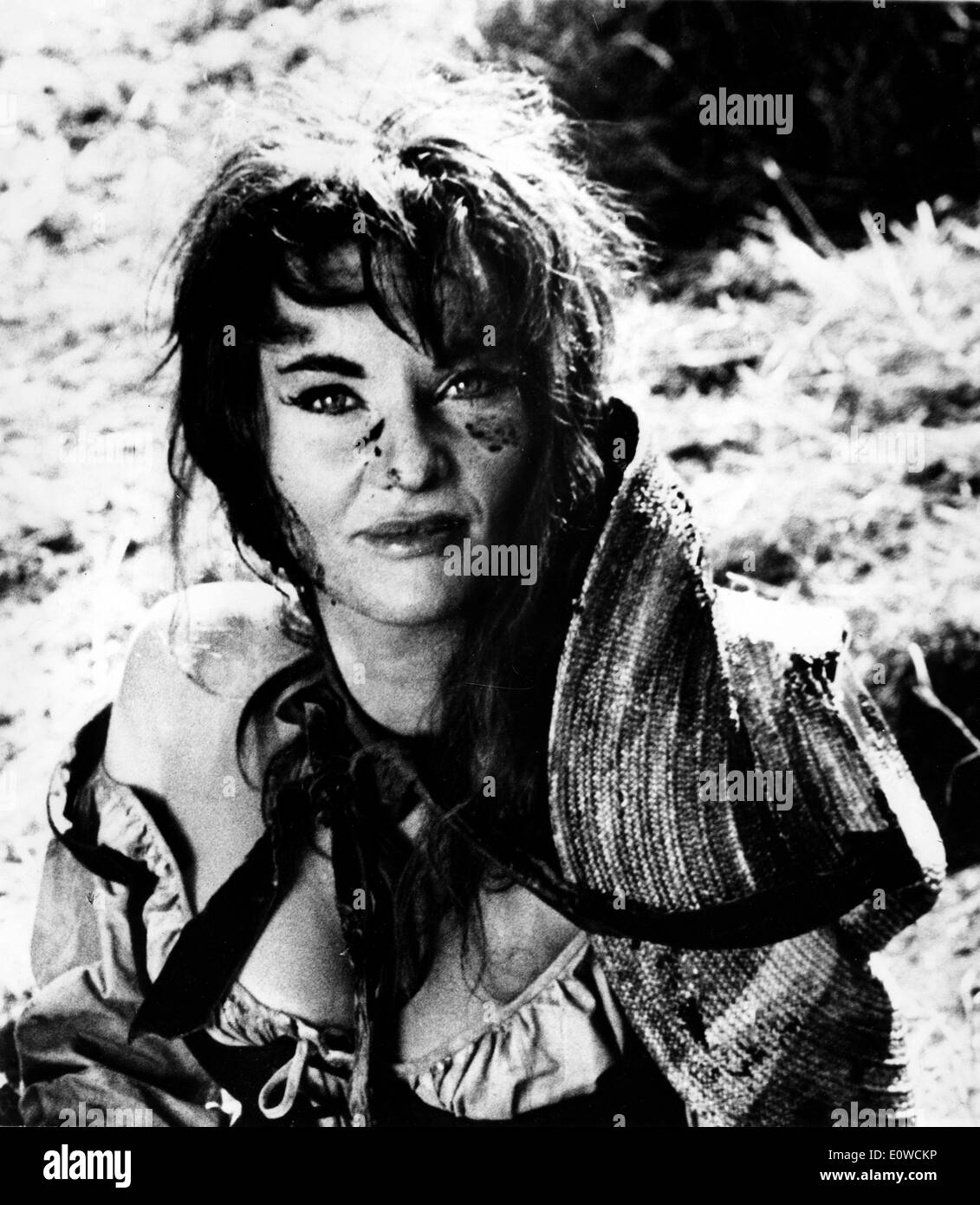 Actress Diane Cilento in a scene from a film Stock Photo