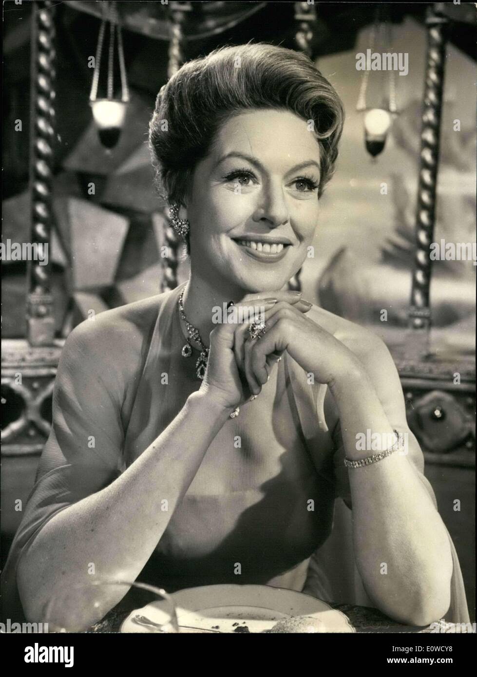 May 16, 1962 - Here is a picture of actress Madeleine Robinson as she appears in the movie ''The Gentleman from Epsom' Stock Photo