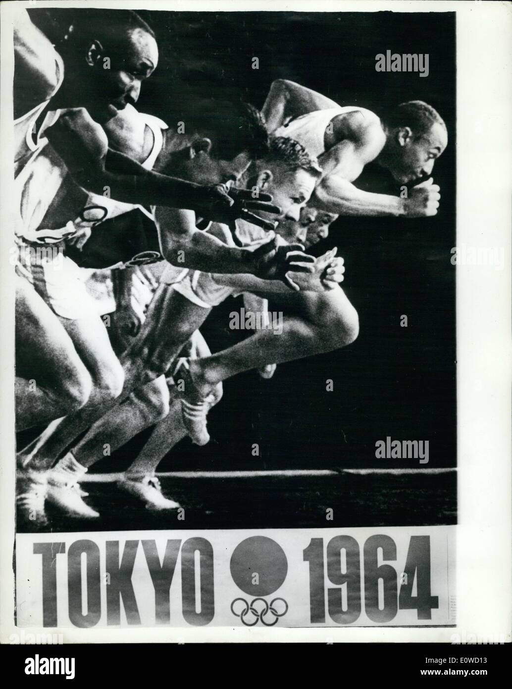 ミッシェル ドラクロワ スペシャルオリンピック 公式ポスター Poster Olympic Games 1964 Tokyo