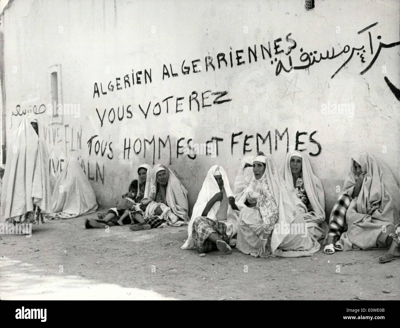 Jul. 03, 1962 The day after the Algerian independance, a serious