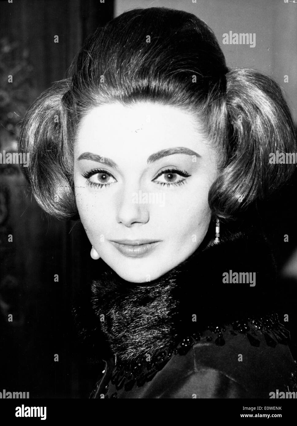 Actress Sylva Koscina in costume for film role Stock Photo Alamy