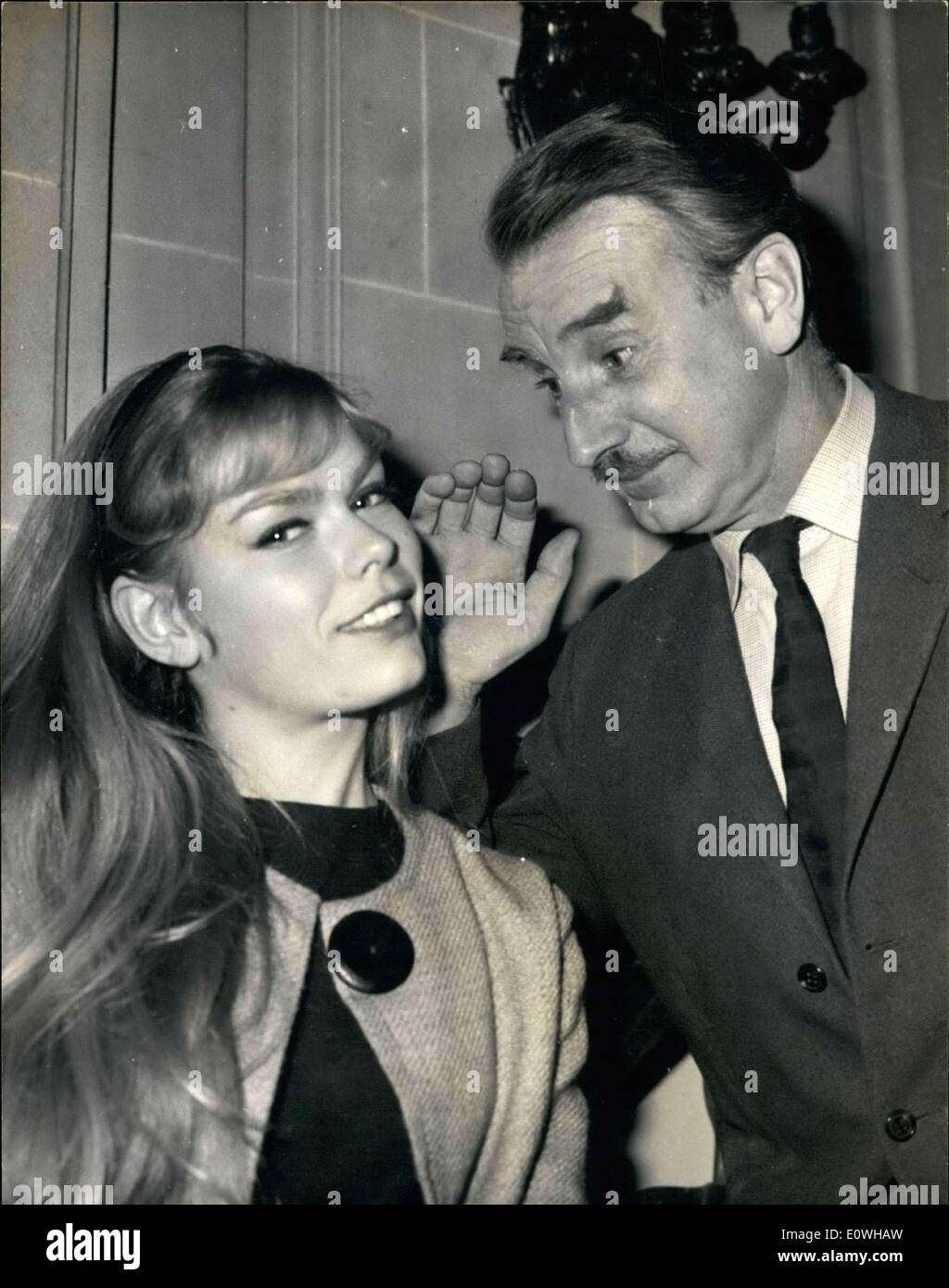 Jan. 30, 1963 Novelist James Hadley Chase is pictured here with actress Tania Beryl who