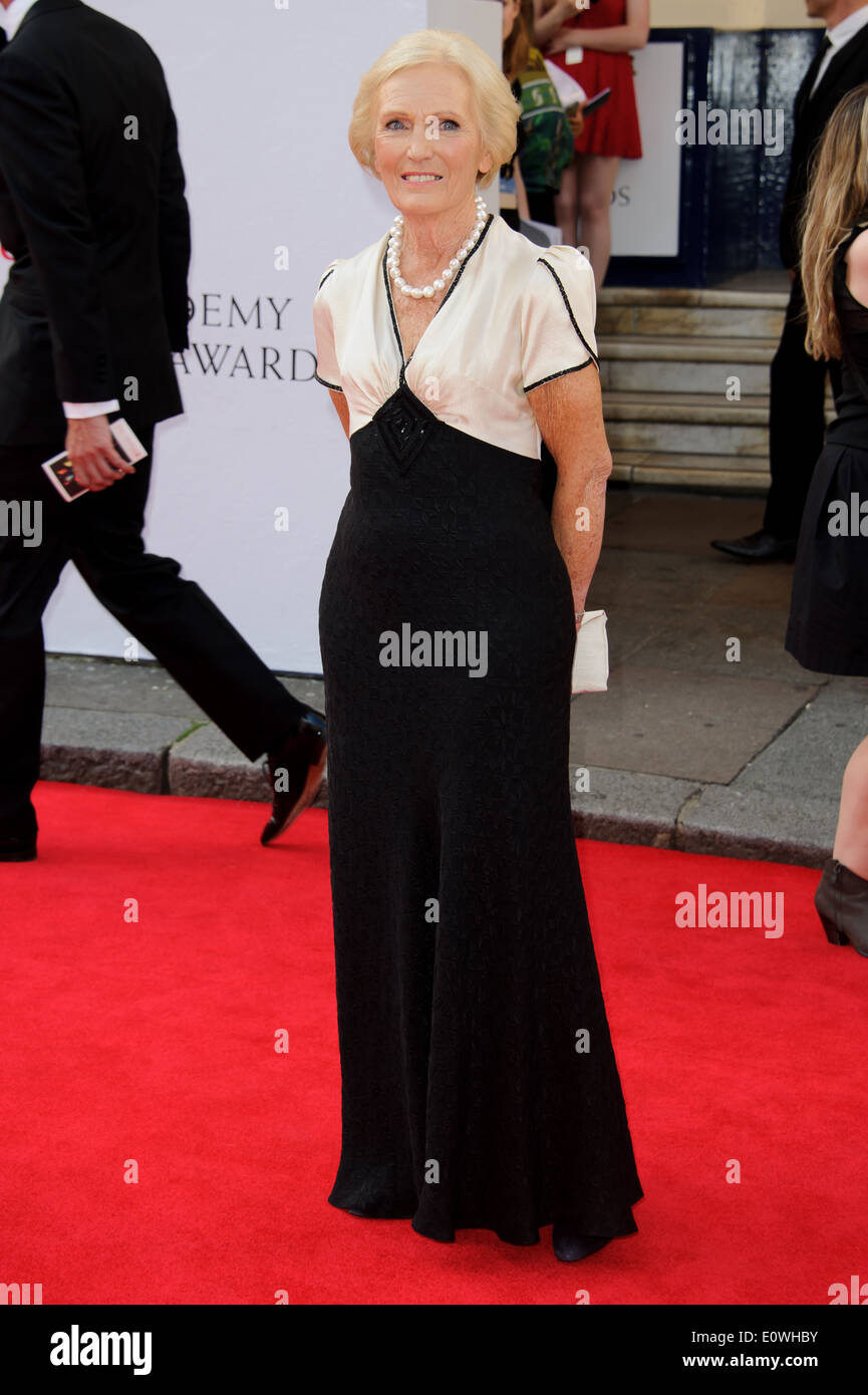 Mary Berry arrives for the British Academy Television Awards. Stock Photo