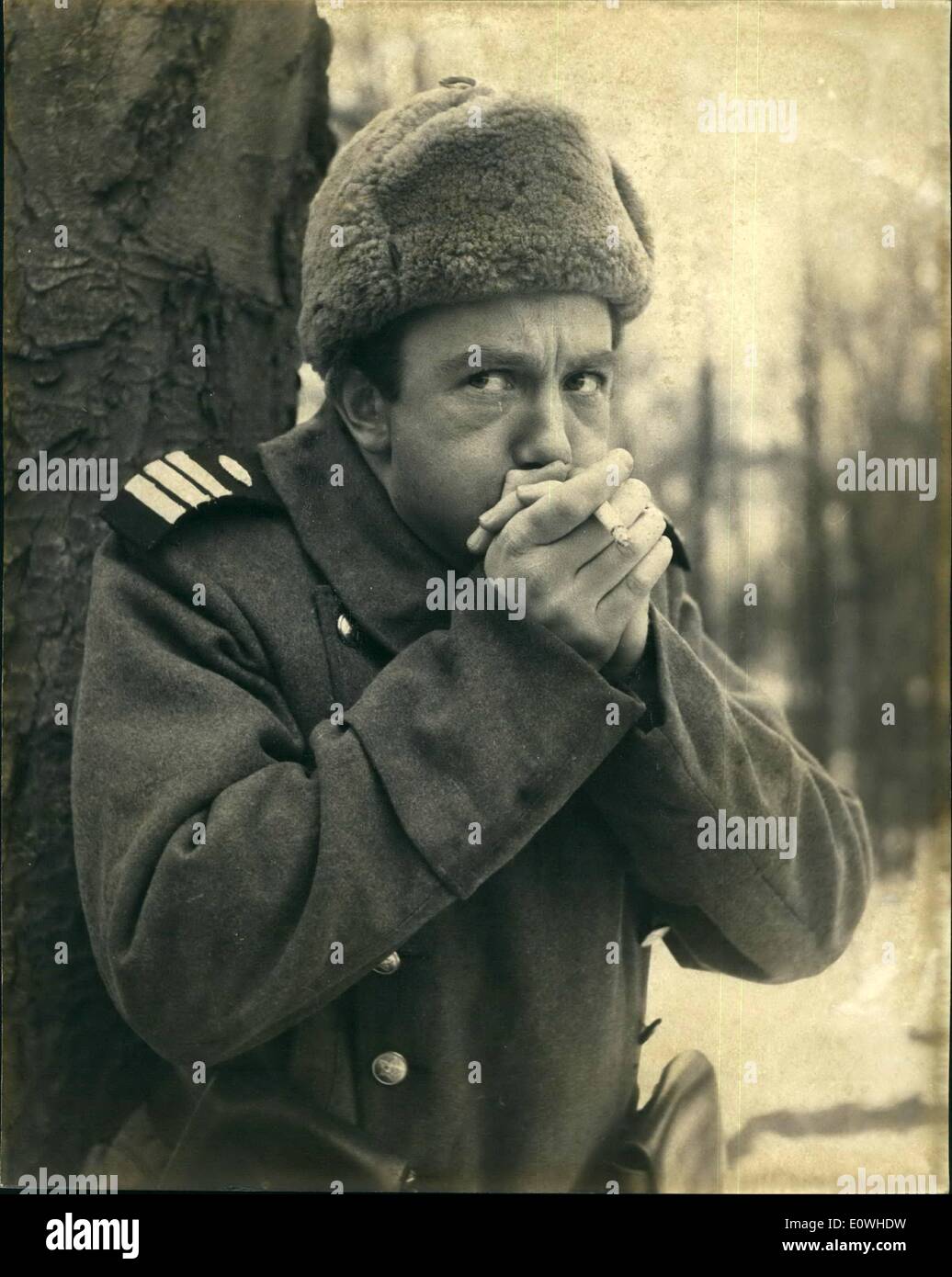 Jan. 01, 1963 - Albert Finney - Russian Soldier - In ''The Victors'': Sen star Albert Finney who made a great success in '' S Stock Photo