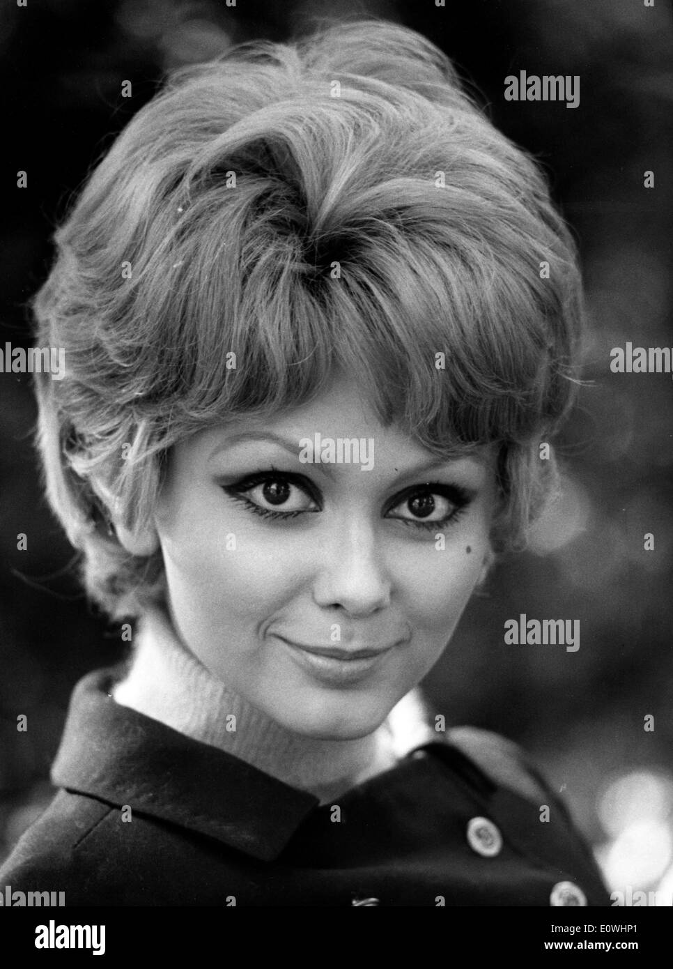 Portrait of actress France Anglade Stock Photo