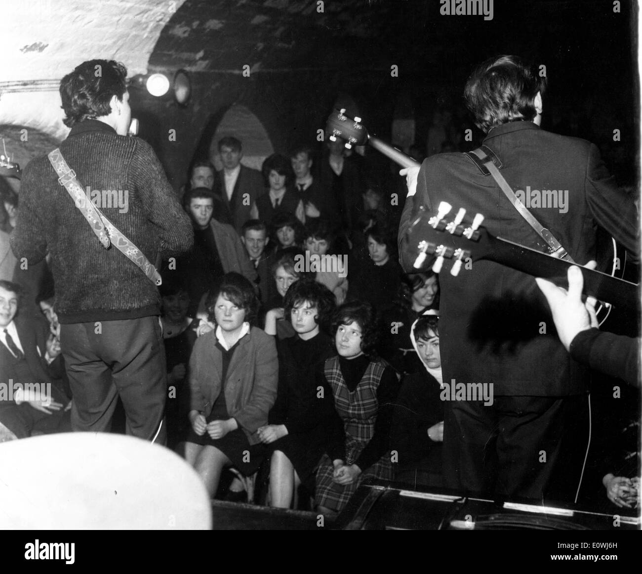 May 18, 1963; Liverpool, UK; Rapt audience for the Morsey Beats in the Cavern Club in Liverpool. Stock Photo