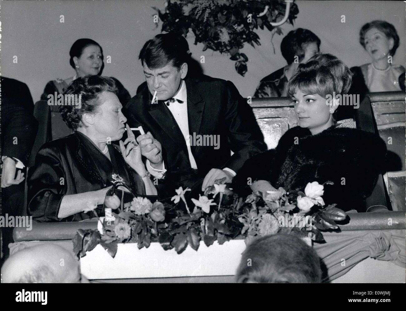 Mar. 09, 1963 - Jean Marais at the Artists' Union Gala Stock Photo