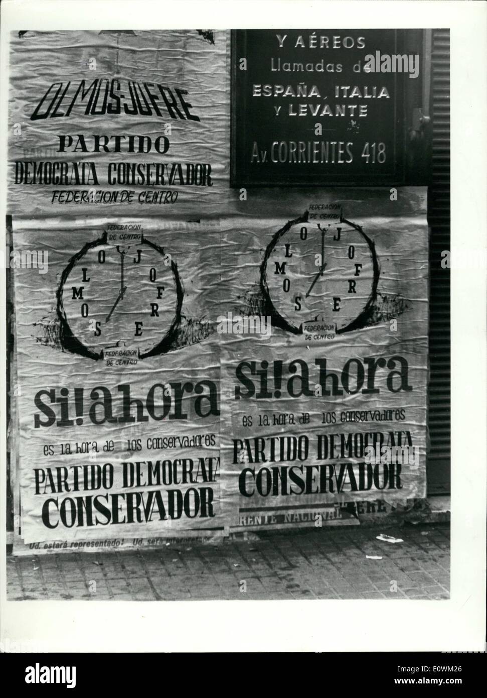 Jul. 07, 1963 Argentine Election Stock Photo Alamy