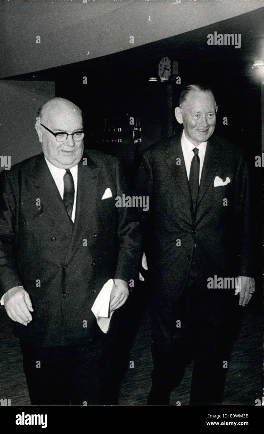 Jul. 12, 1963 - Paul Henri Spaak, Belgium's Minister of Foreign Affairs ...