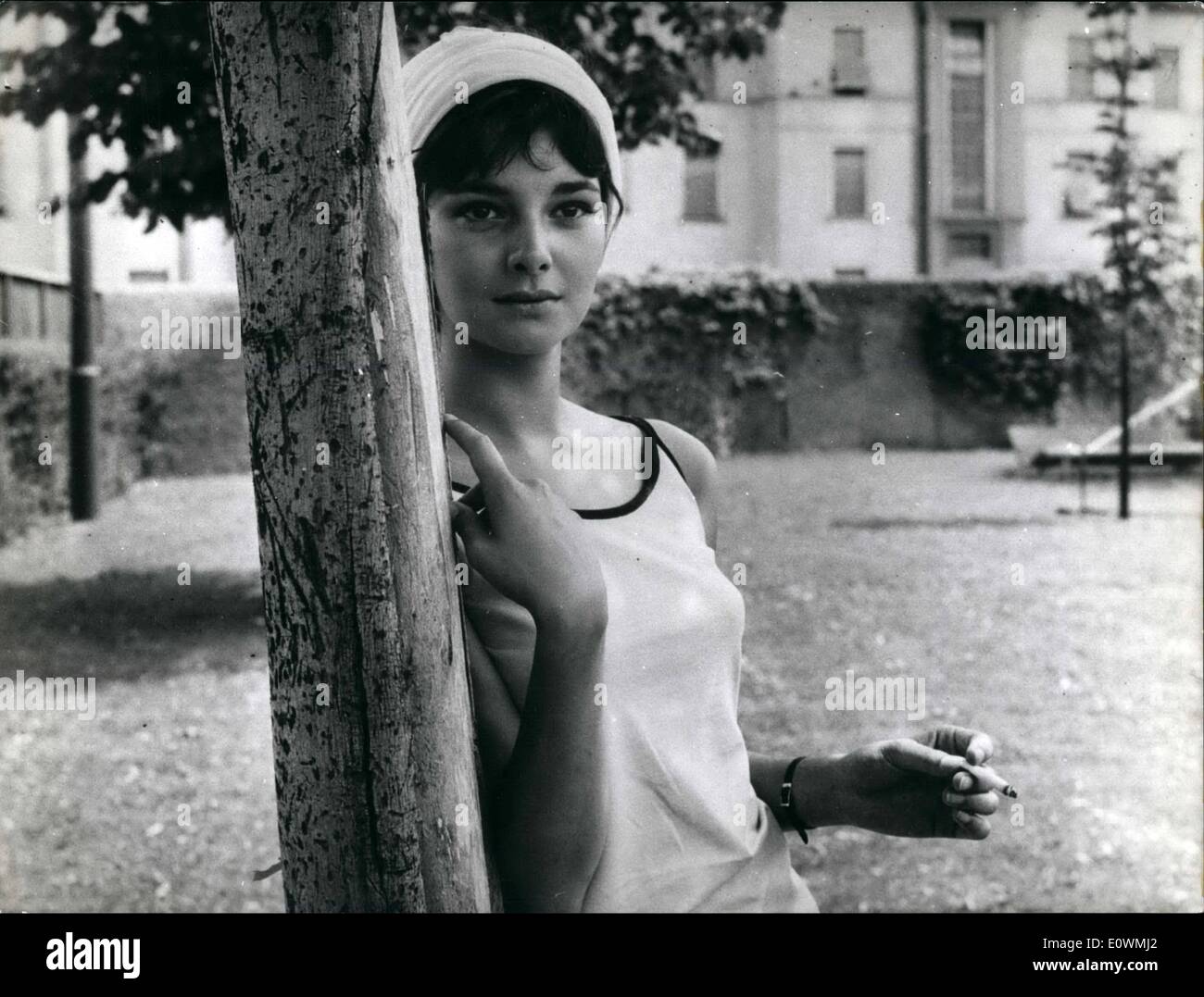 Sep. 09, 1963 - Renato Salvatori has been chosen by director Gragoretti as best actor in ''Oicron'' a film of ''fantascienza'' Stock Photo