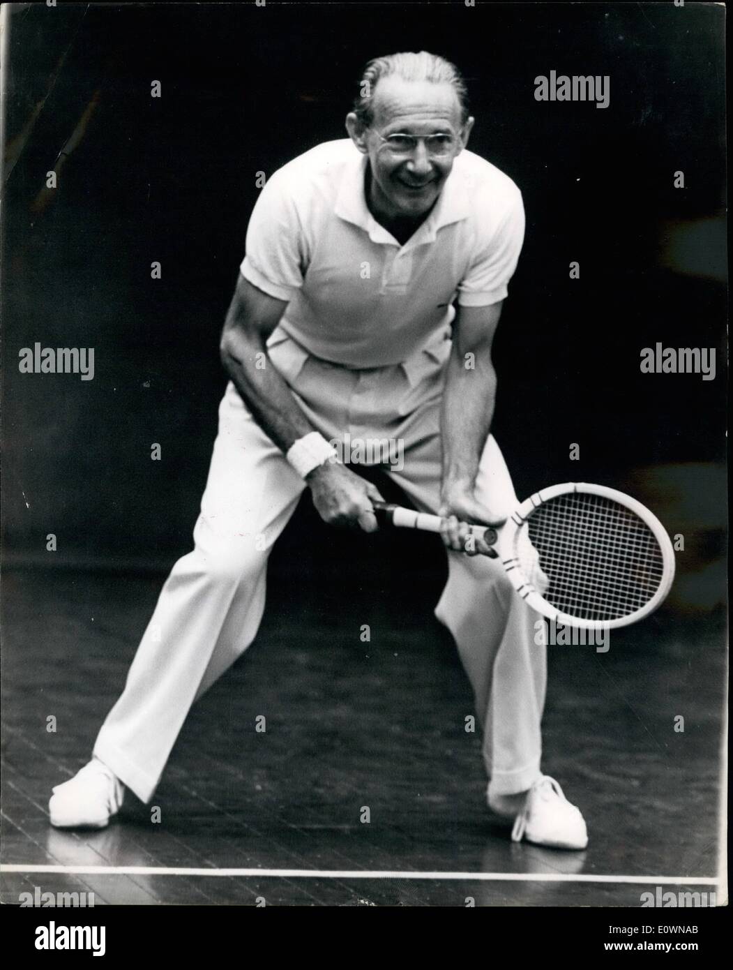 Oct. 10, 1963 - ''Bounding Basque'' Faces England Again. Jean Borotra,  known in the 1920s as the ''Bounding Basque'' when he won the Wimbledon  Tennis Championships twice, has come to England to