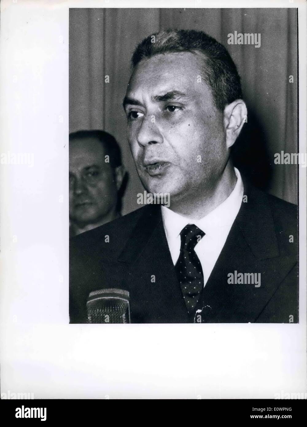 Nov. 11, 1963 - Aldo Moro Stock Photo, Royalty Free Image: 69408124 - Alamy