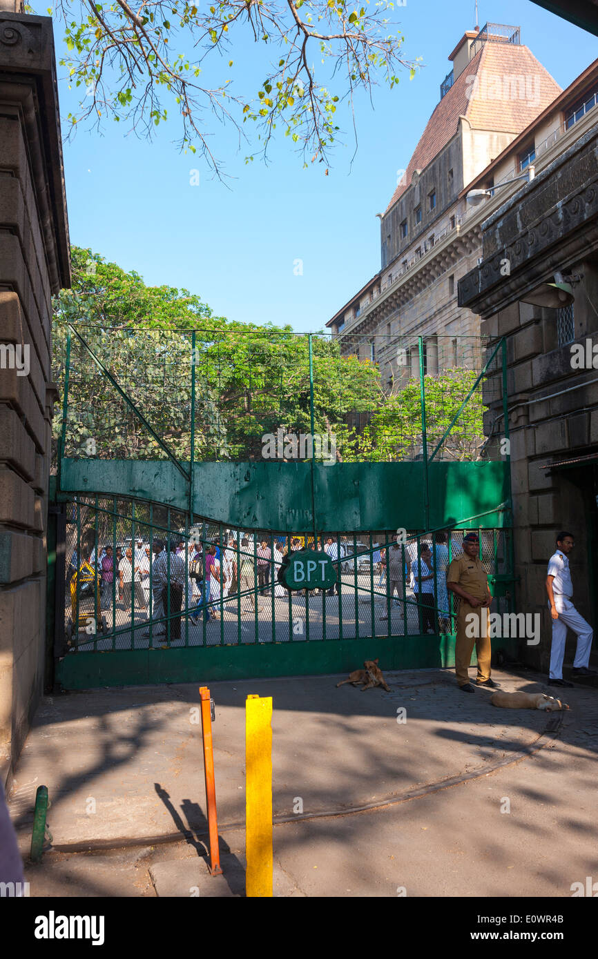 Dockyard Gates Mumbai India. Stock Photo