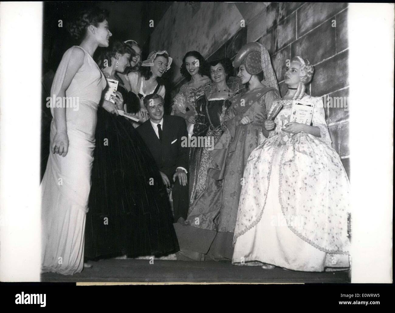 Feb. 09, 1964 - Jean Duch? and ''L'histoire de France Racont?e ? Juliette'' Women Stock Photo