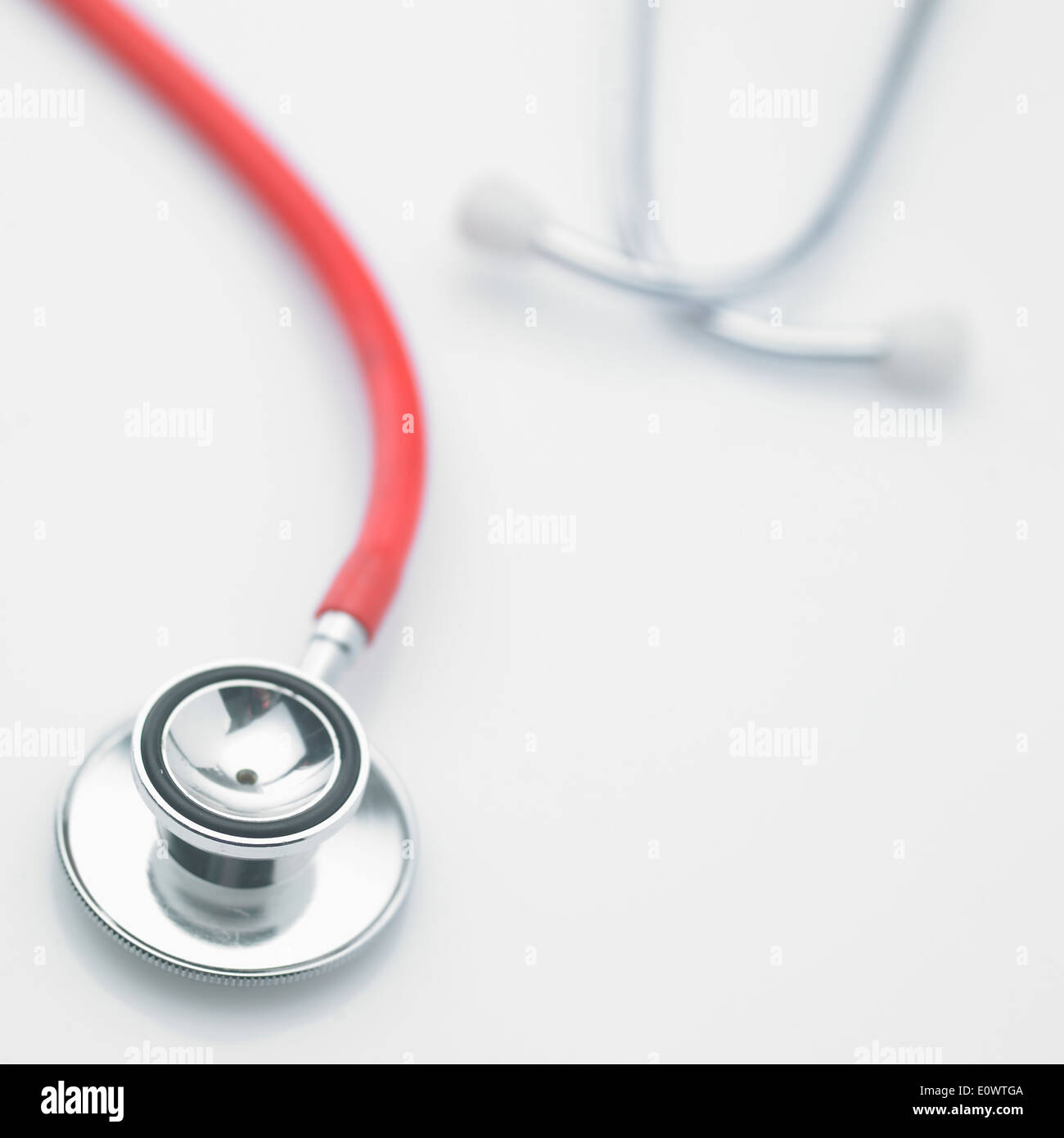a red stethoscope Stock Photo Alamy