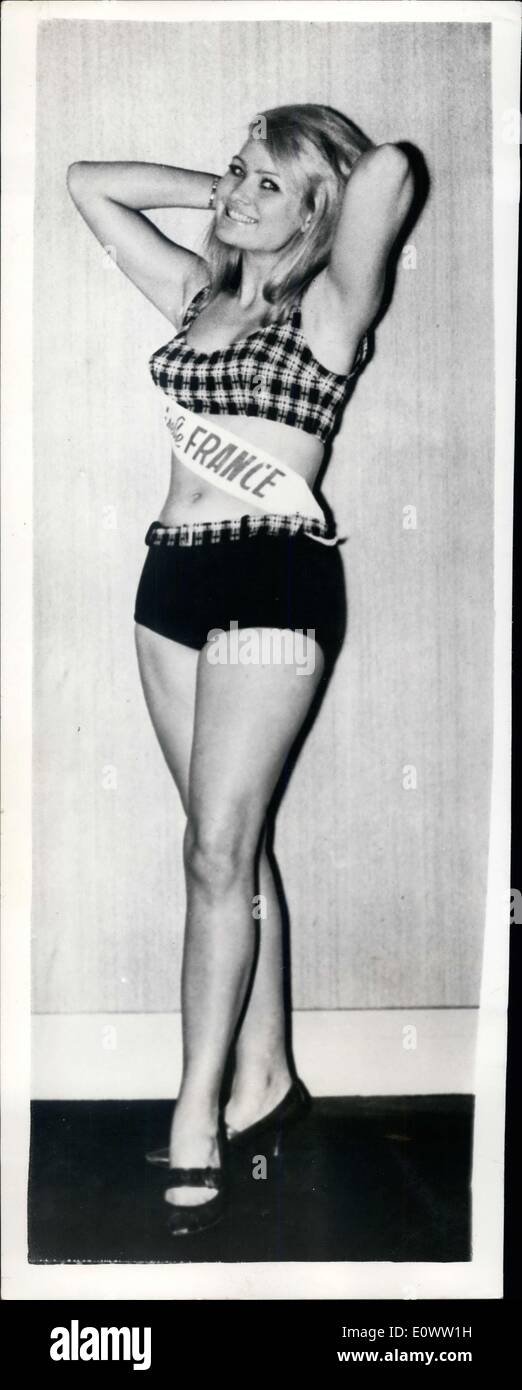 Apr. 20, 1964 Mademoiselle France 1964 Beautiful 17 1/2yearold economics student Jacqueline