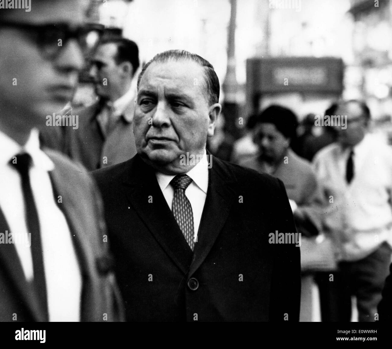 Mayor of Chicago Richard J. Daley visits London Stock Photo