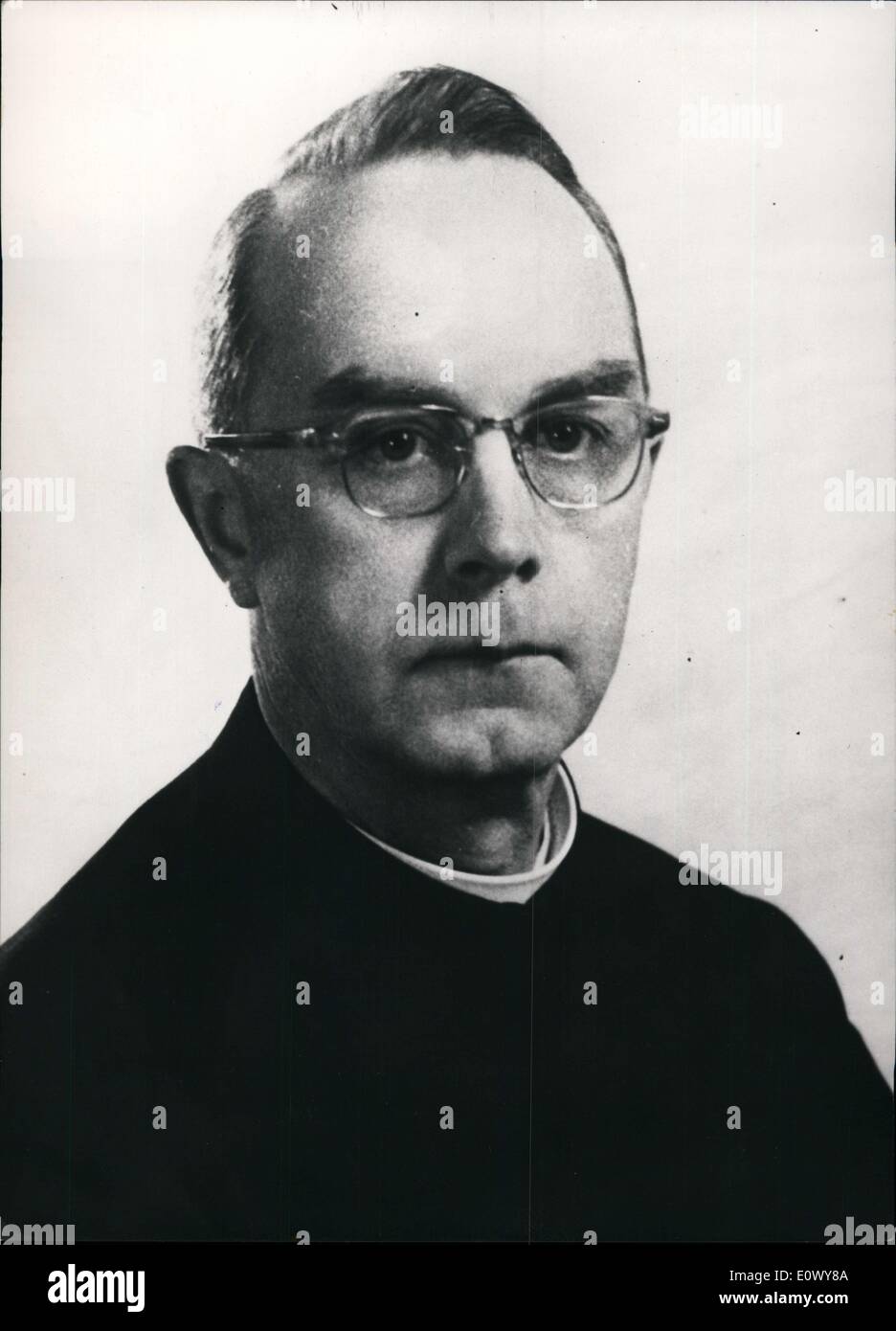 Jun. 10, 1964 - Vicar General of the Society of Jesus Jesuits . John Swain Stock Photo