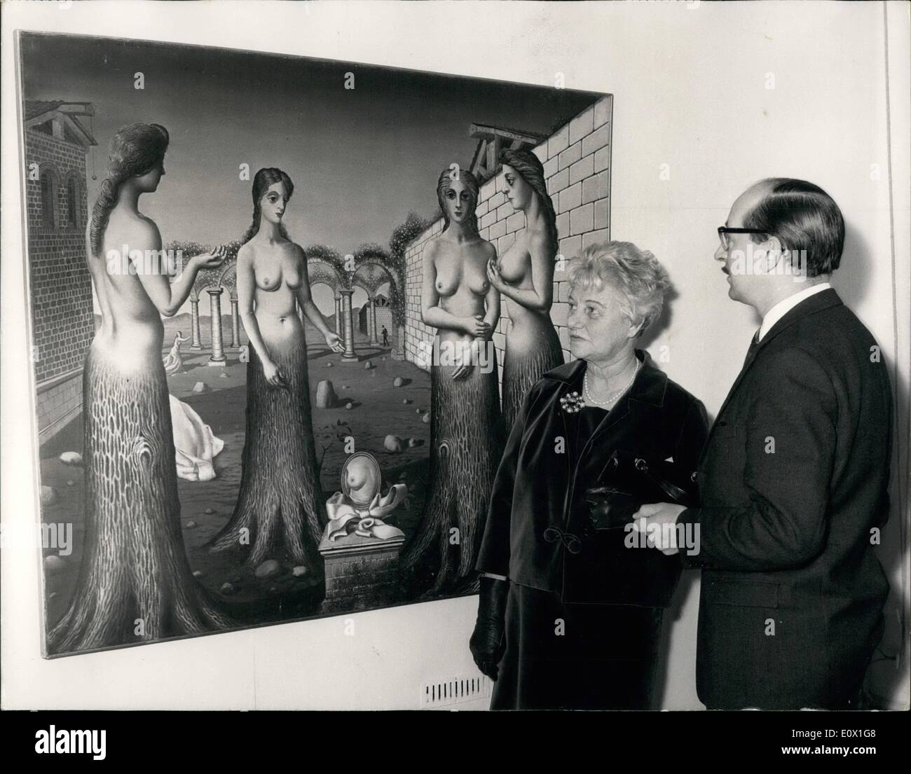 Dec. 12, 1964 - Peggy Guggenheim's Art Collection On Show In London: TYhe exhibition of Peggy Guggenheim's art collection -said Stock Photo