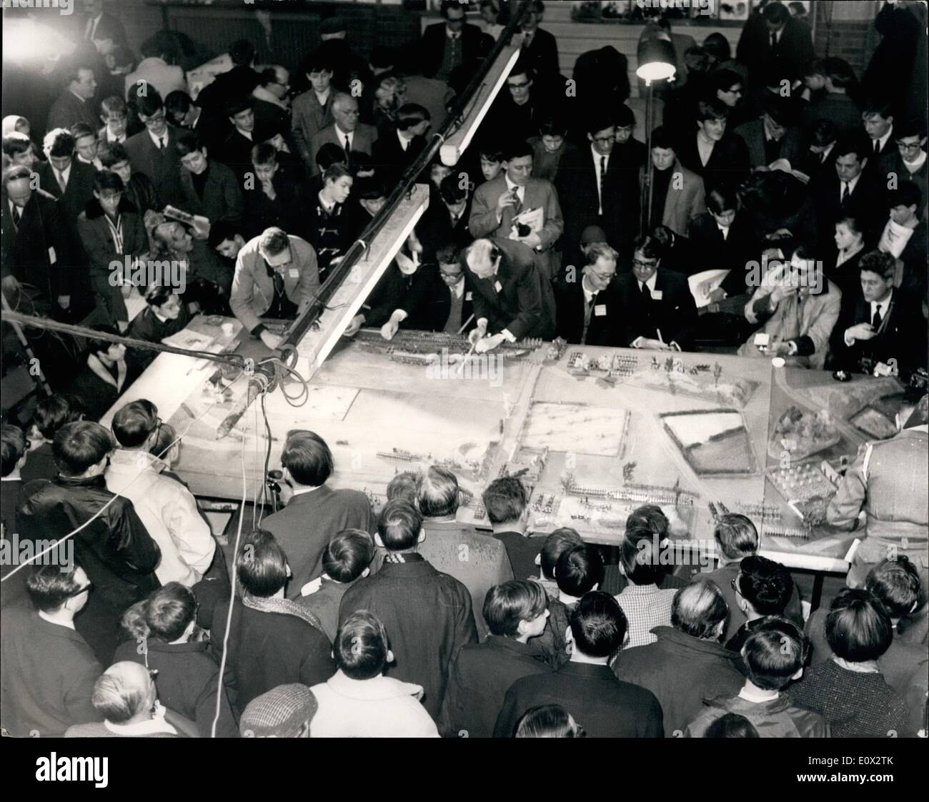 Mar. 03, 1965 The Battle Of ''Waterloo'' With Toy Soldiers At Chelsea