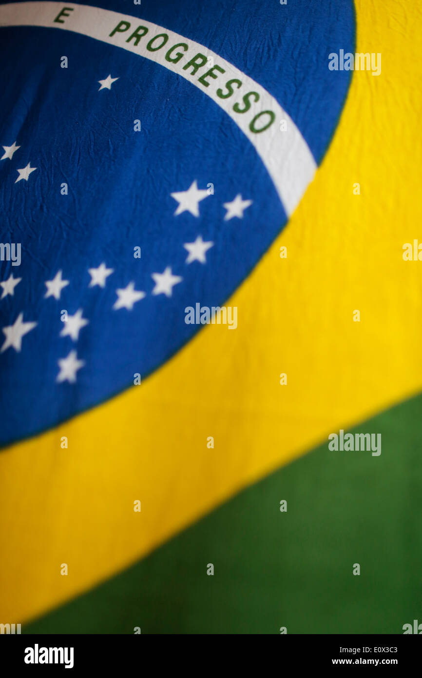 The national flag of Brazil Stock Photo Alamy